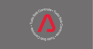 Selo Automotion constre no fundo cinza