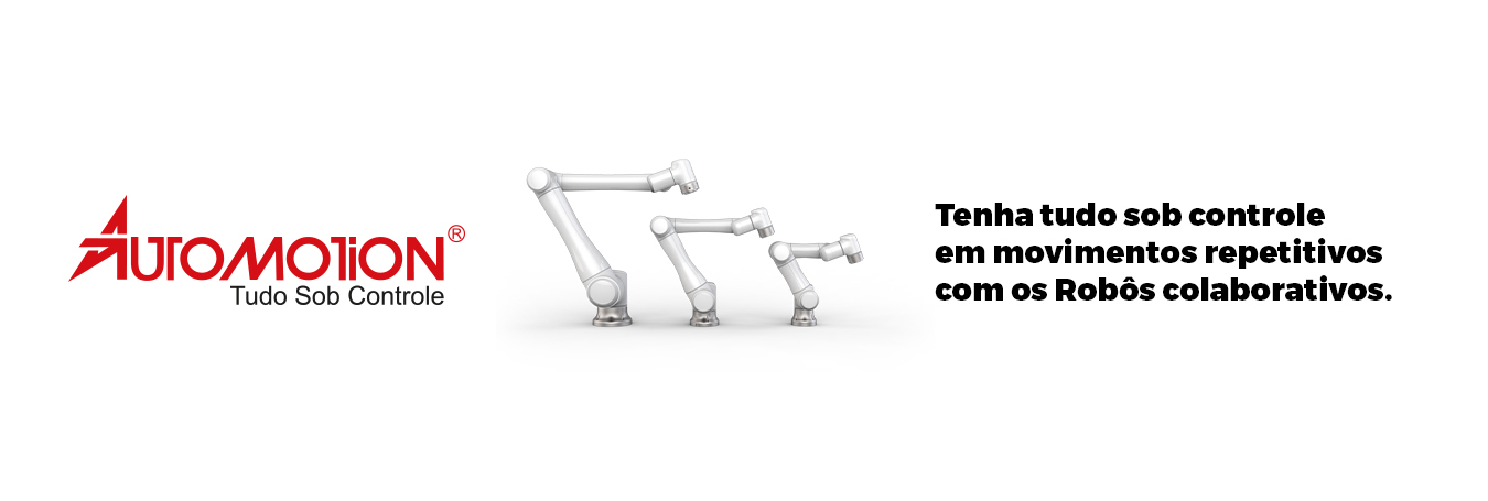 Tenha tudo sob controle em movimentos repetitivos com os robôs colaborativos.